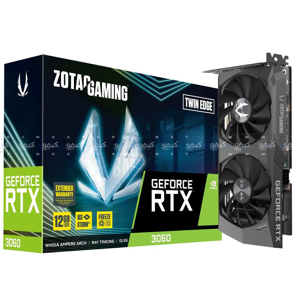 كارت شاشة زوتاك Gaming GeForce RTX 3060 Twin Edge 12GB GDDR6