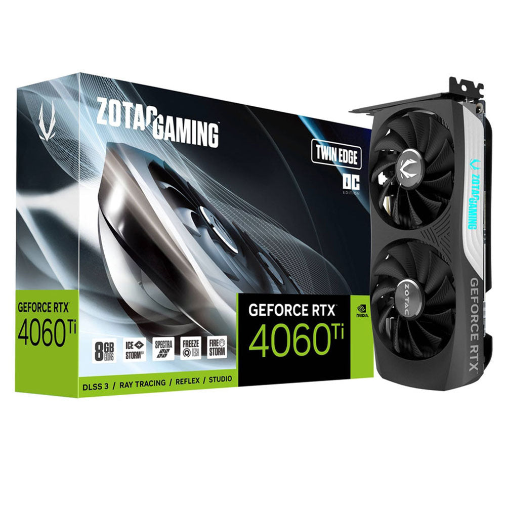 Zotac Gaming GeForce RTX 4060 Ti Twin Edge OC 8GB GDDR6 Graphics Card