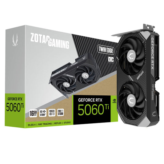 Zotac Gaming GeForce RTX 5060 Ti Twin Edge OC 16GB GDDR7 Graphics Card