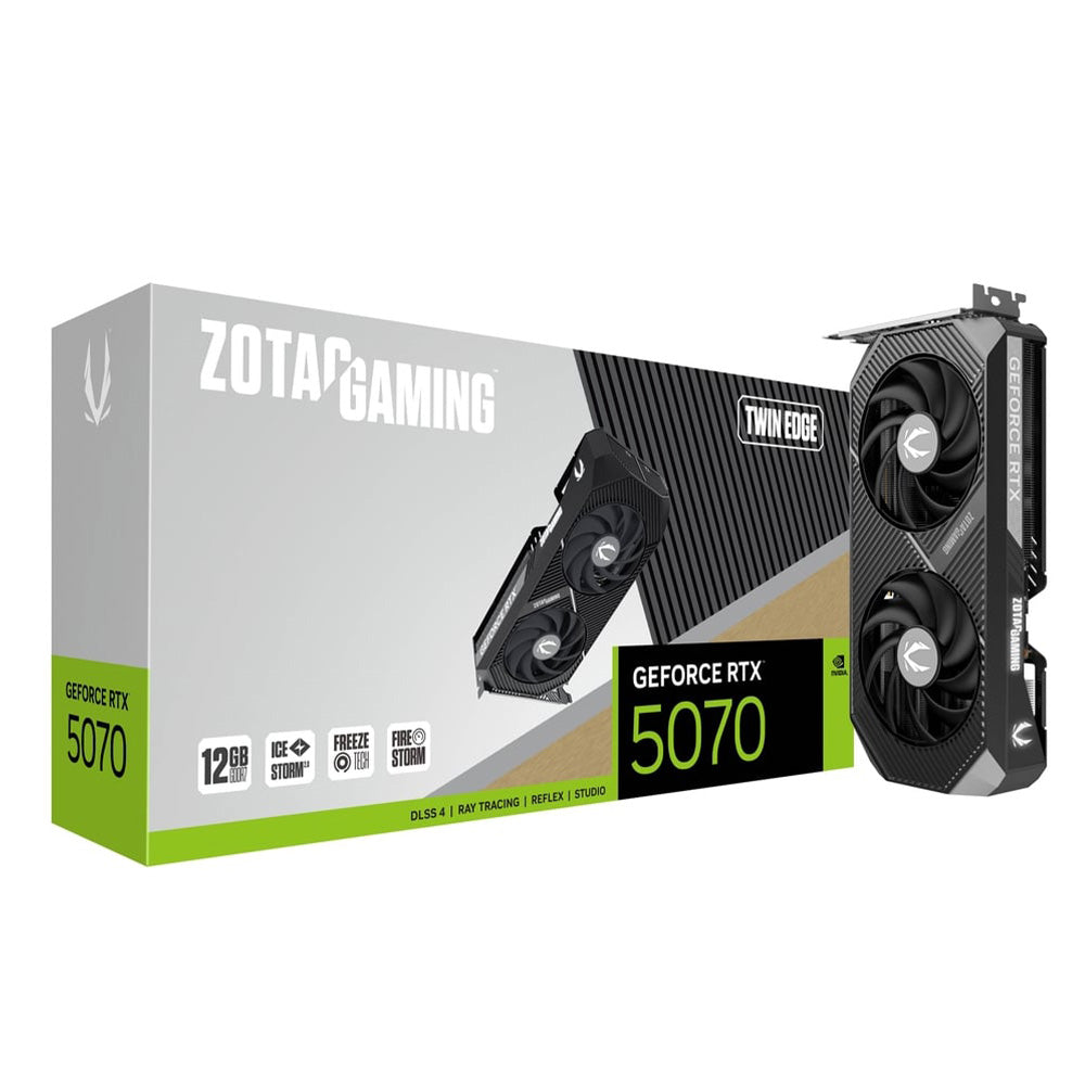 Zotac Gaming GeForce RTX 5070 Twin Edge 12GB GDDR7 Graphics Card