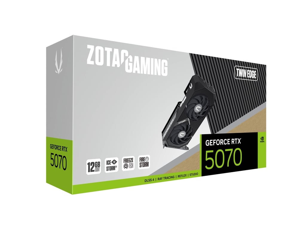 Zotac Gaming GeForce RTX 5070 Twin Edge 12GB GDDR7 Graphics Card