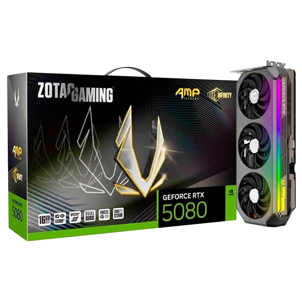 Zotac Gaming GeForce RTX 5080 AMP Extreme Infinity 16GB GDDR7 Graphics Card