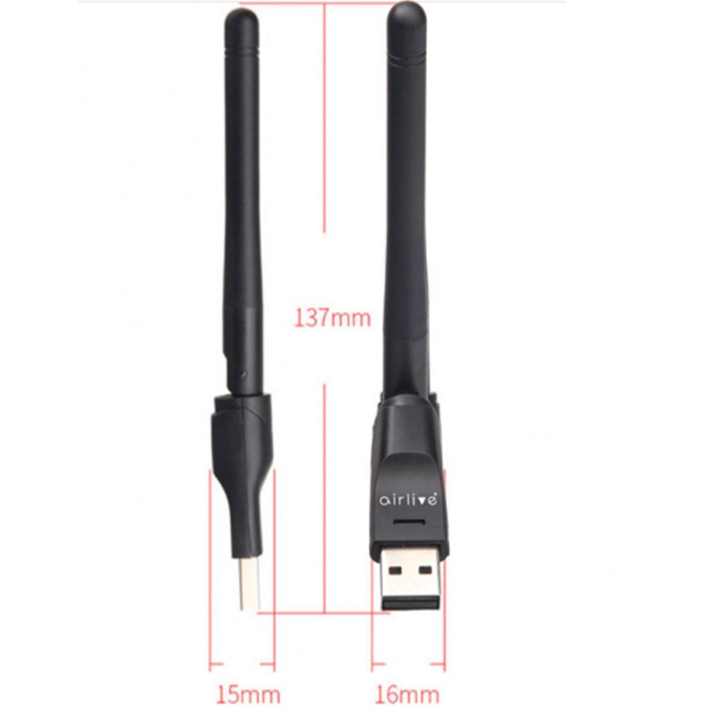 AirLive USB-N15A Wireless USB Adapter With Antenna 150Mbps