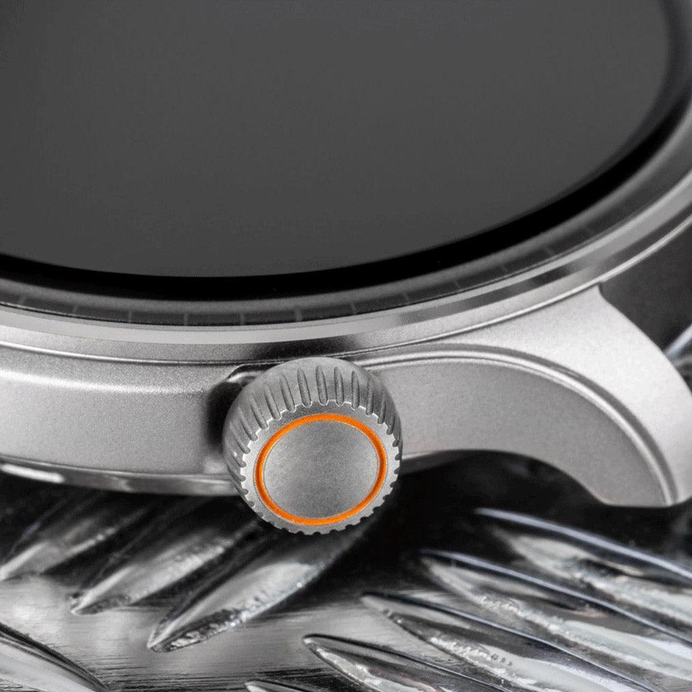 Amazfit Balance Smart Watch  Aluminum Case With Sunset Grey Nylon Strap