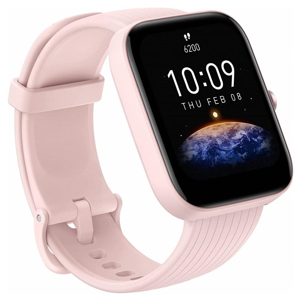 Amazfit Bip 3 Pro Smart Watch (44mm) Plastic Case With Pink
