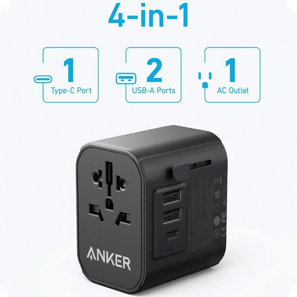 Anker 312 A9212K11 Outlet Extender Wall Charger