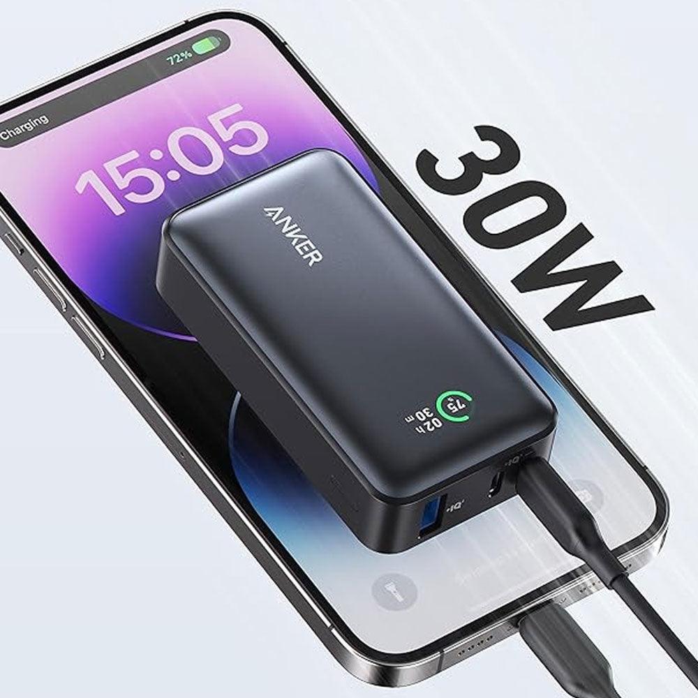 Anker 533 A1256H11 Power Bank USB + 2x PD Type-C 30W Fast Charging 