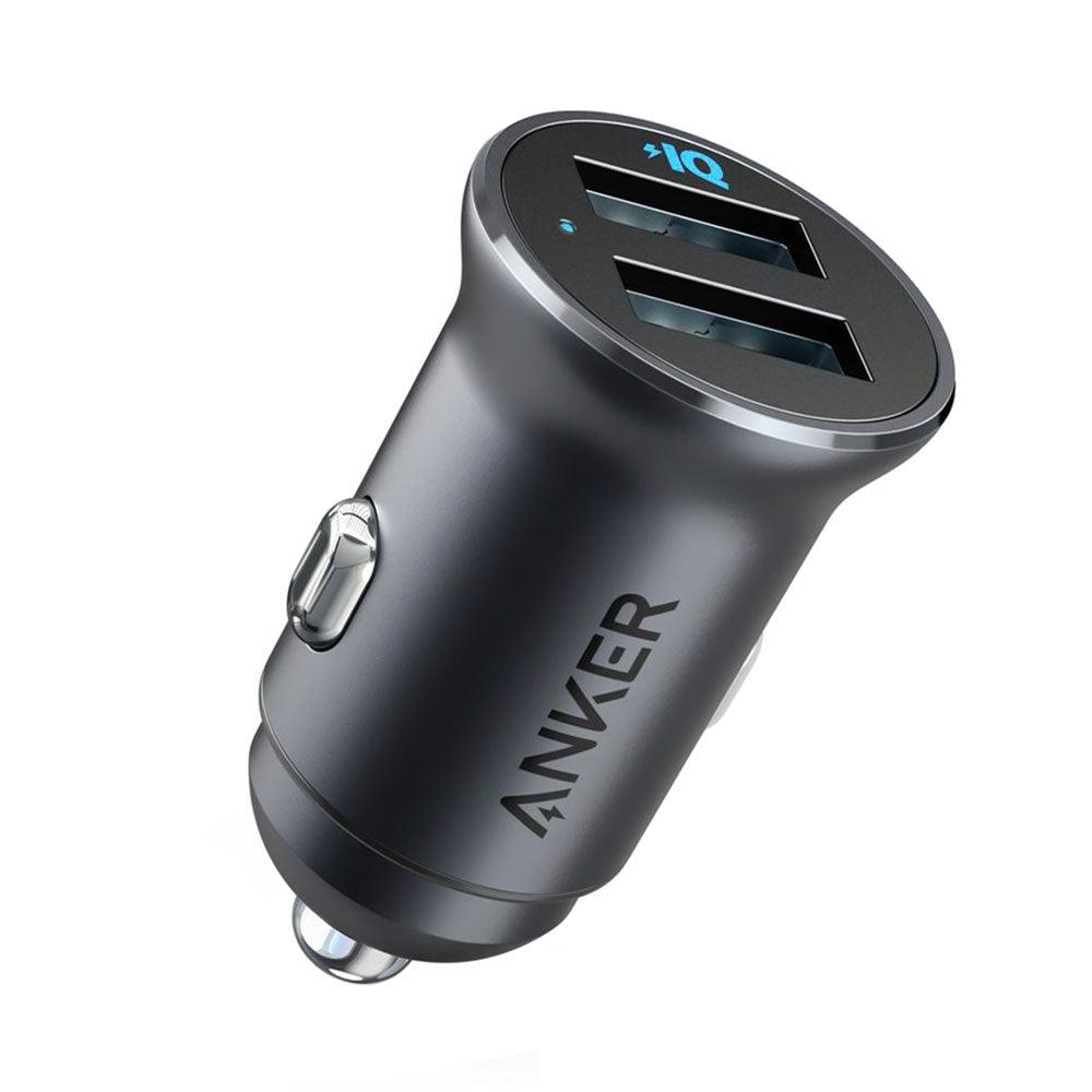 Anker PowerDrive 2 Alloy A2727H12 Car Charger 2x USB 24W Fast Charging - Black