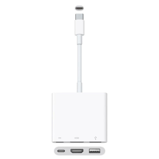 Apple MUF82AM/A Type-C To (Type-C + HDMI + USB) Digital AV Multiport Adapter Converter