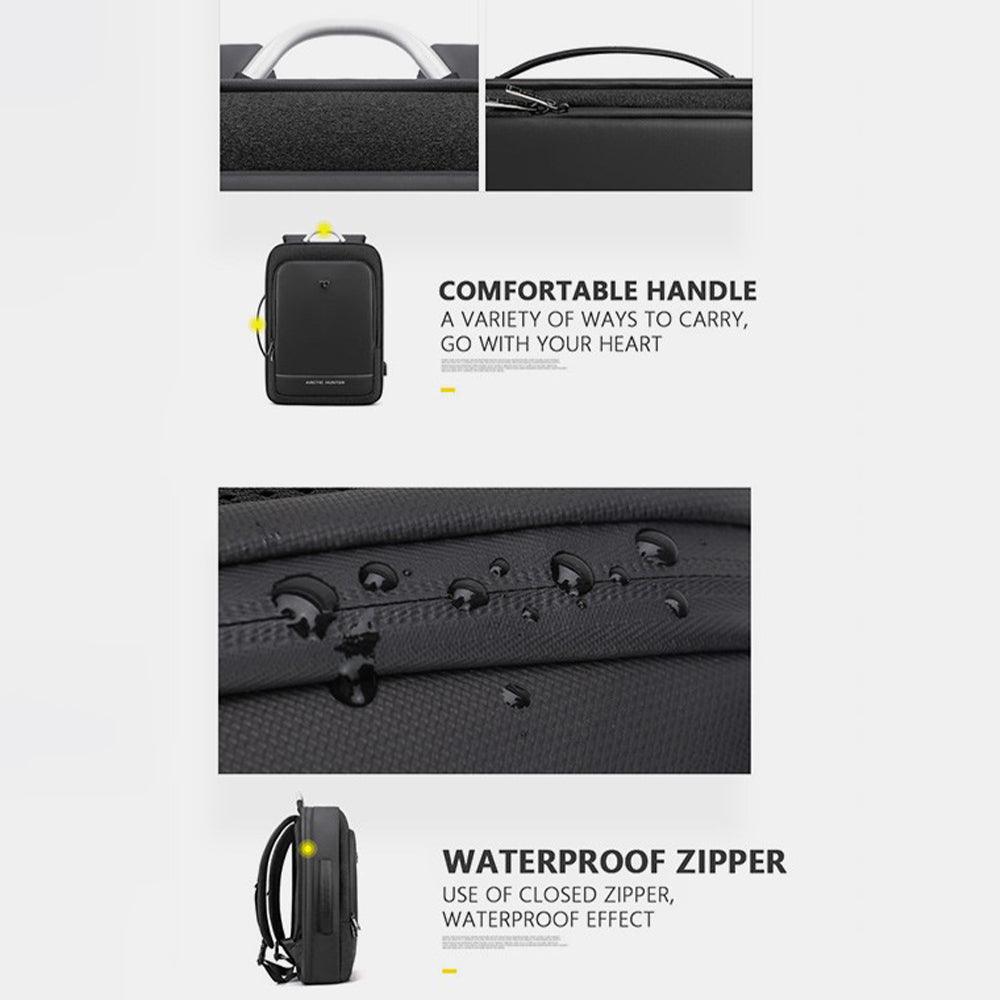 Arctic Hunter  Laptop Backpack - Black