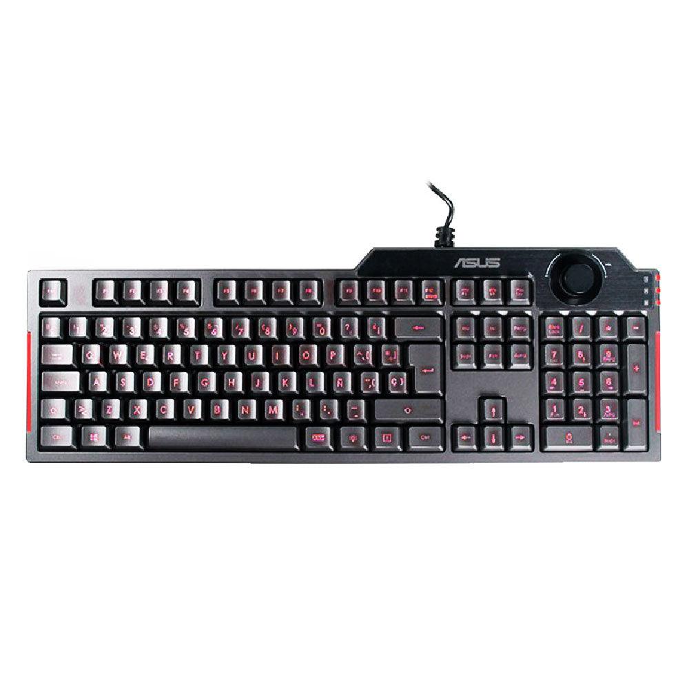 ASUS G01KB Red Backlit Wired Gaming Keyboard (Original Used) - Kimo Store