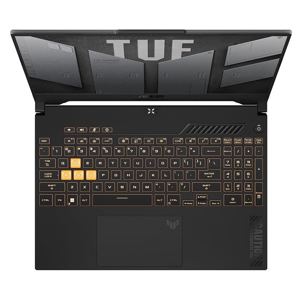 لاب توب اسوس TUF Gaming F15 FX507VU-LP163W (انتل كور i7-13620H - رام 16 جيجابايت - هارد 512 جيجابايت M.2 NVMe - نفيديا 6 جيجابايت RTX 4050 - شاشة 15.6 بوصة 144 هرتز FHD - ويندوز 11) - رمادي داكن