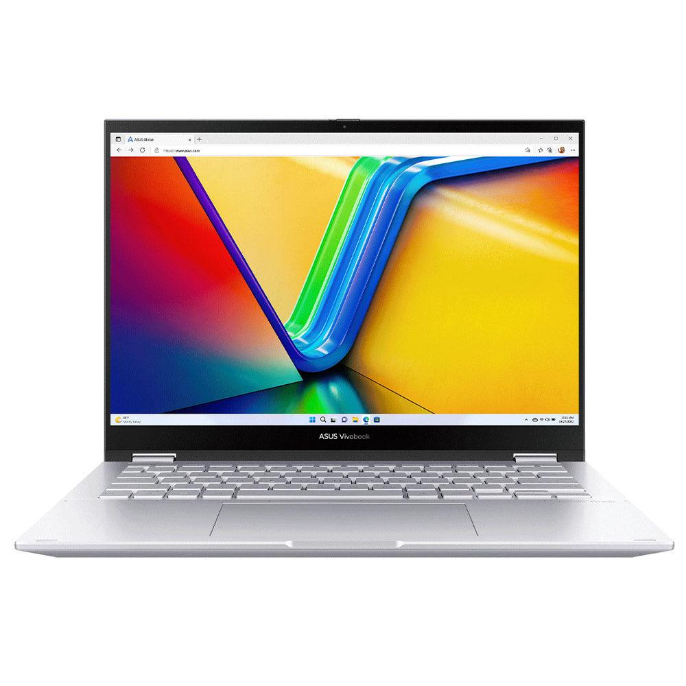Asus Vivobook S 14 Flip TN3402YA-LZ555W Laptop (AMD Ryzen 5-7530U - 8GB Ram - M.2 NVMe 512GB - AMD Radeon Graphics - 14 Inch WUXGA IPS 60Hz - Win11) - Silver