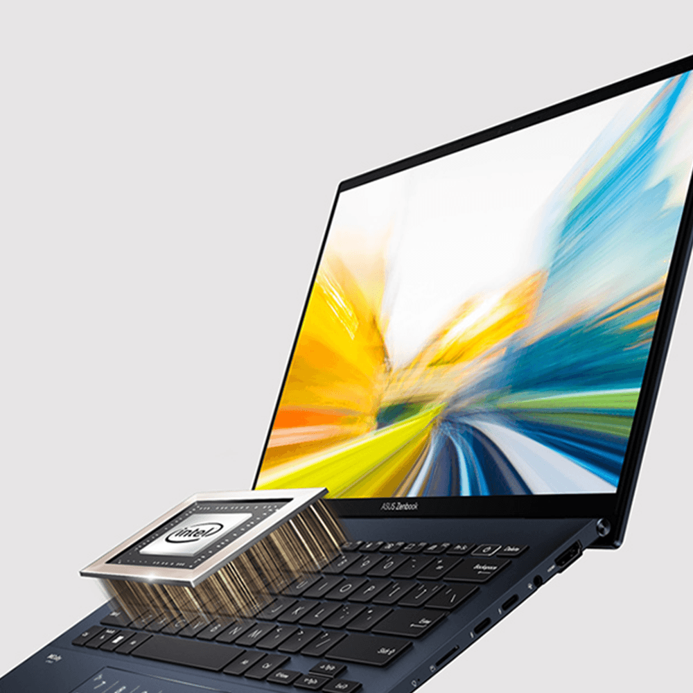ASUS Zenbook 14 OLED UX3402ZA-OLED005W Laptop (Intel Core i5-1240P - 8GB Ram - M.2 NVMe 512GB - Intel Iris Xe Graphics - 14 Inch 2.8K OLED 90Hz - Win11) - Ponder Blue - Kimo Store