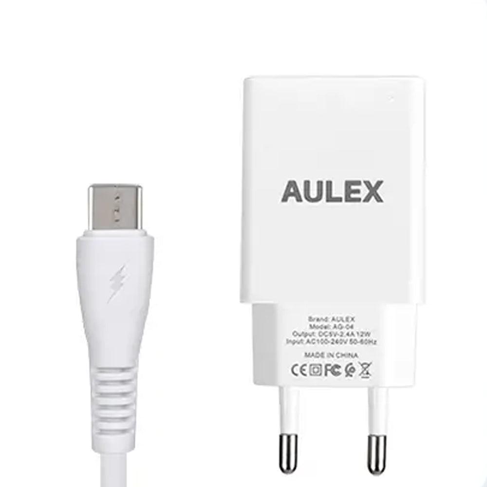 Aulex AG-04 Wall Charger Micro Cable 12W Fast Charging