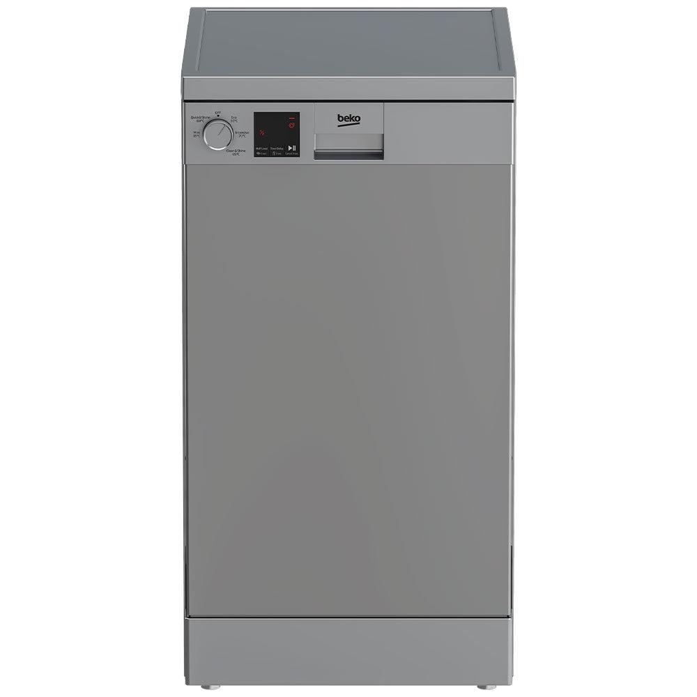 Beko Dishwasher DVS05020S 10 Person 5 Program 45cm - Silver
