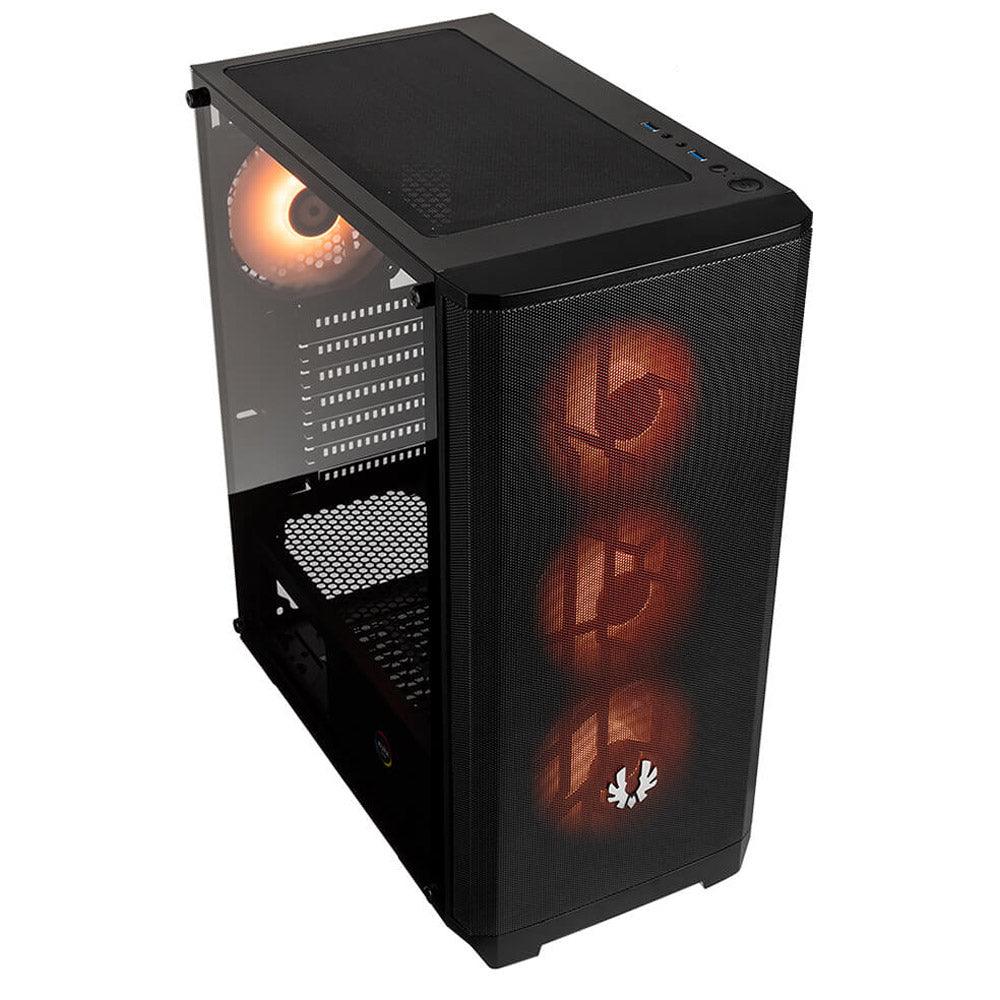 Bitfenix NOVA MESH SE TG RGB Tempered Glass Mid-Tower Case + Power Supply BPA600 80 