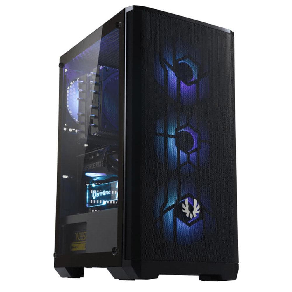 Bitfenix NOVA MESH SE TG RGB Tempered Glass Mid-Tower Case + Power Supply BPA600 80 Plus 