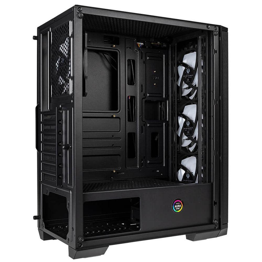 Bitfenix NOVA MESH SE TG RGB Tempered Glass Mid-Tower Case + Power Supply  600W