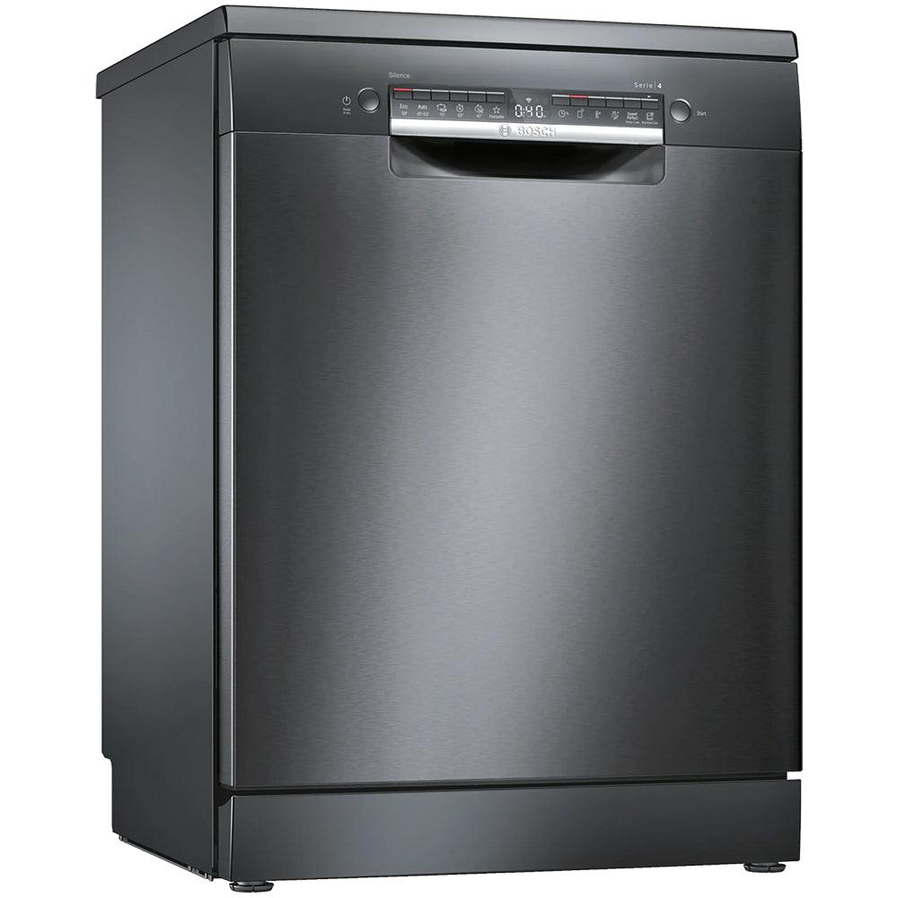 Bosch Free Standing Dishwasher Series 4 SMS4IKC60T 13 Person 60cm - Black Inox