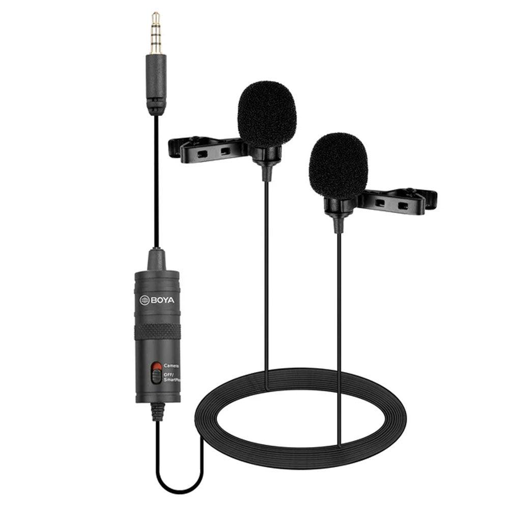 Boya BY-M1DM Dual Lavalier Wired Microphone (Copy)