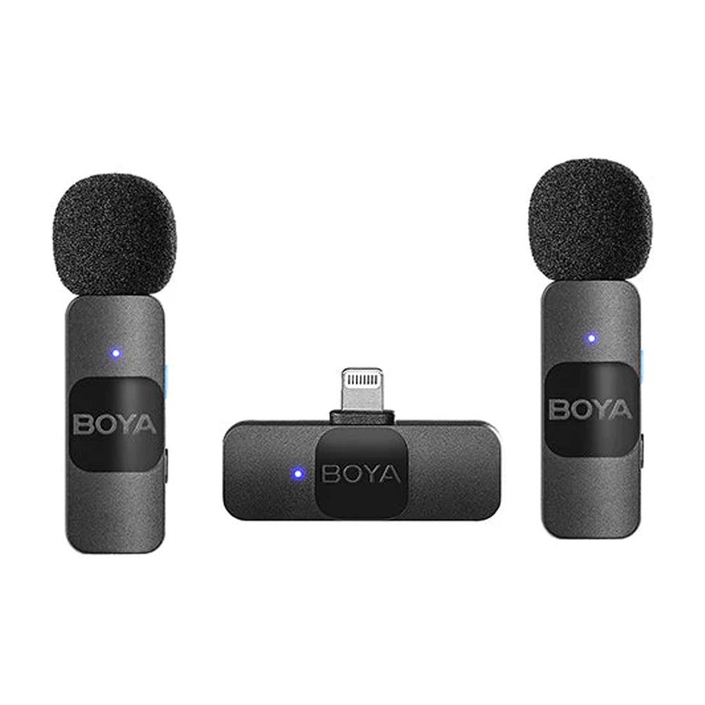 Boya BY-V2 2.4GHz Dual Channel Wireless Microphone System