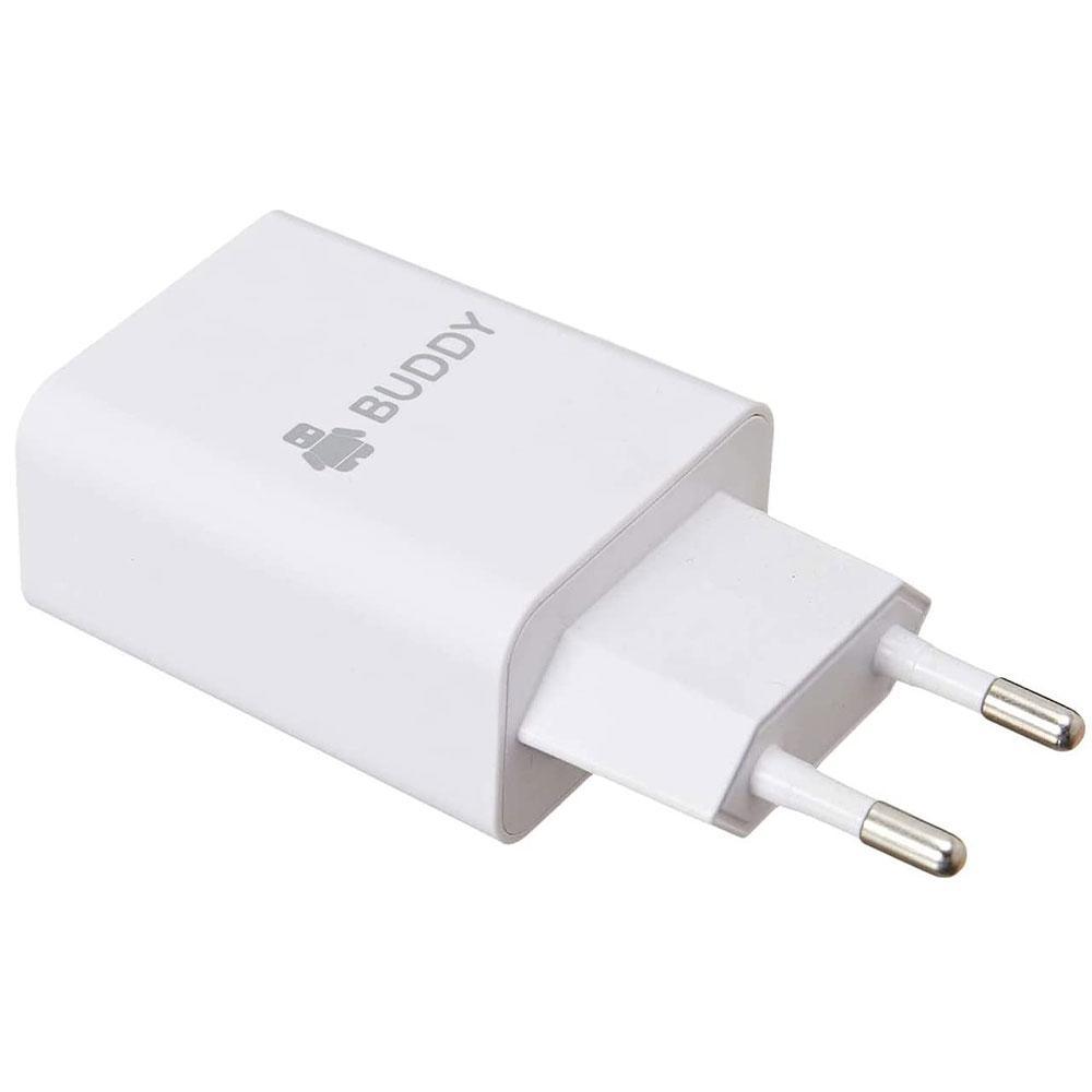Buddy H4 QC3.0 Wall Charger Type-C Cable 3A 18W