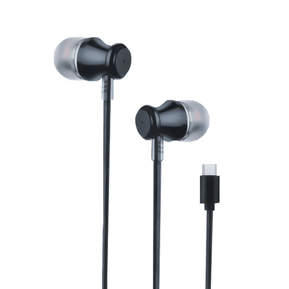 Cell Tel CT-20H Type-C Earphone - Black.
