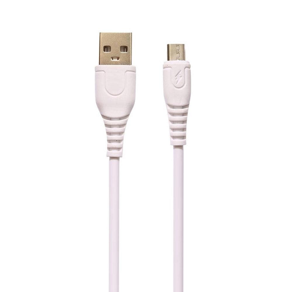 Cell Tel CT-29C USB To Micro Cable 6A Fast Charging 1m - White