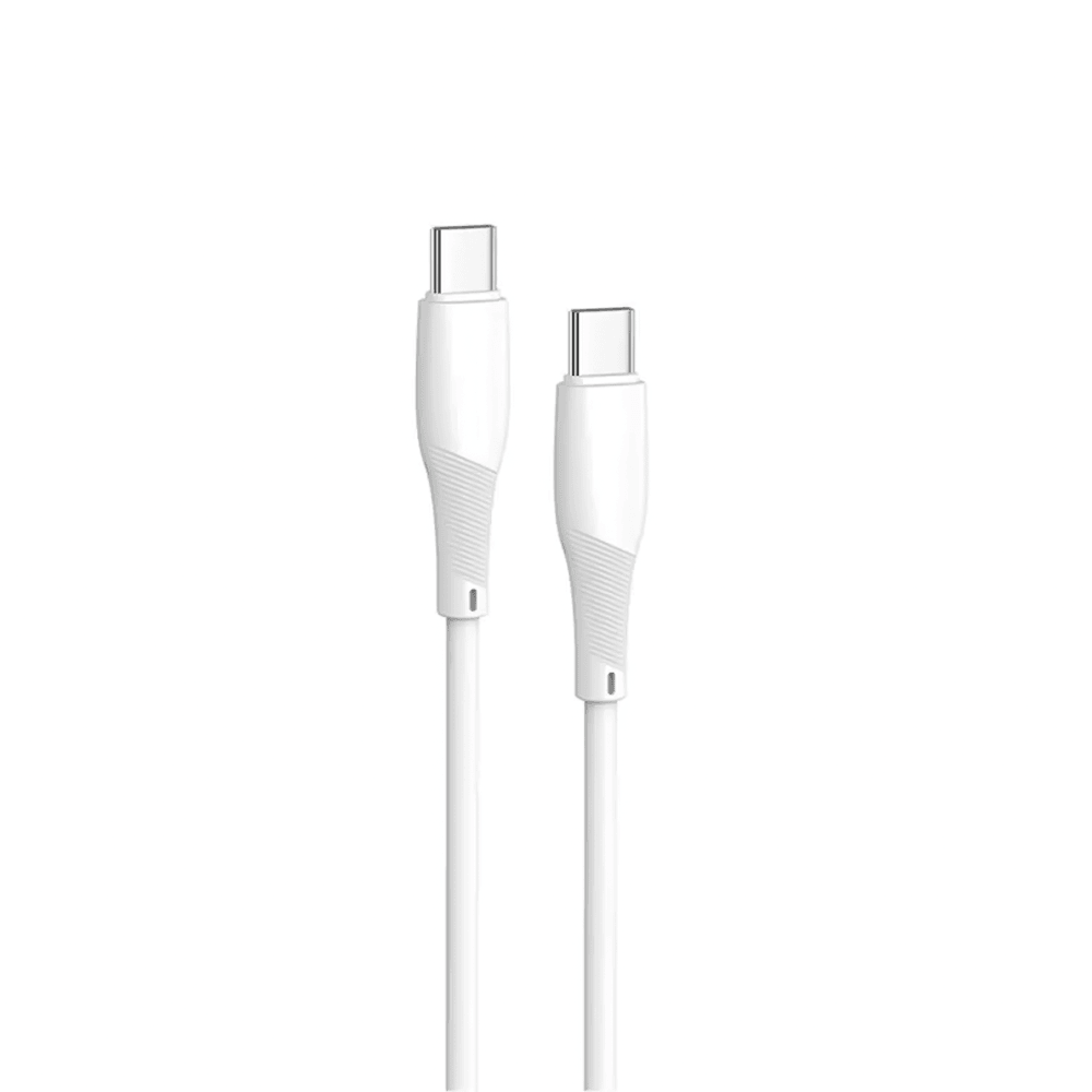 Cell Tel Turbo 13C Type-C To Type-C Cable 60W Fast Charging 1m - White - Kimo Store