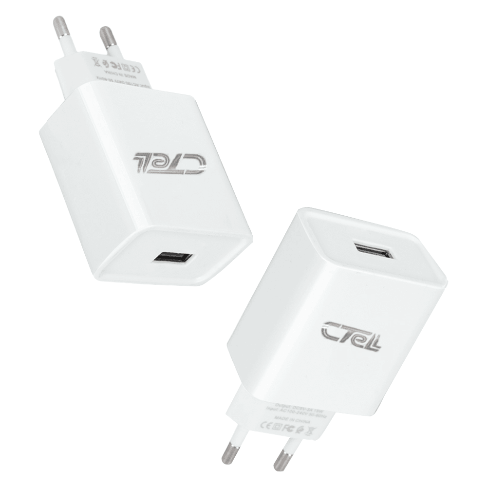 Cell Tel Turbo 4 QC3.0 Wall Charger Micro Cable 3A 20W 
