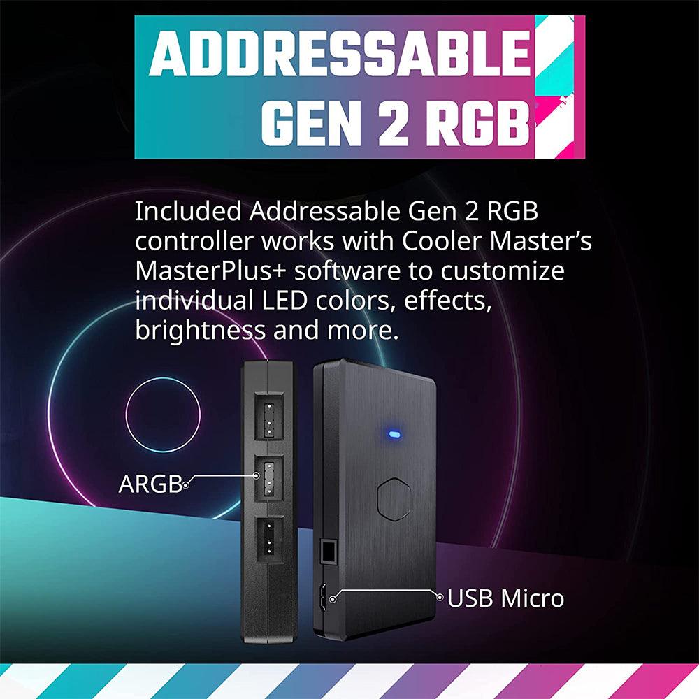 Cooler Master MasterLiquid PL240 FLUX ARGB CPU Liquid Cooler - Kimo Store