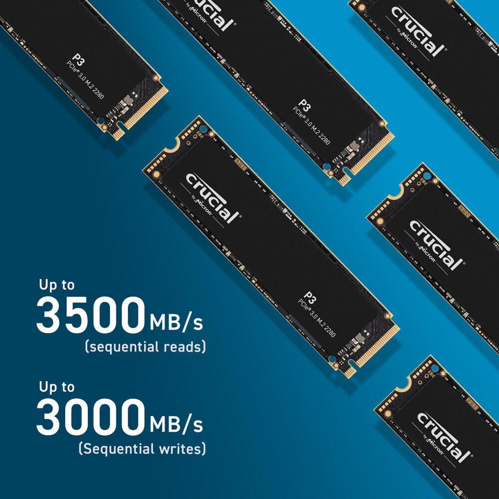 هارد درايف M.2 SSD كروشال 2 تيرابايت P3 NVMe PCIe