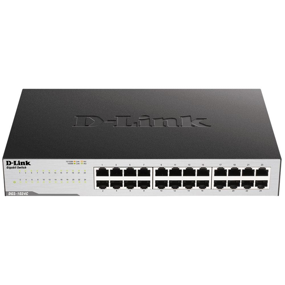 D-Link DGS-1024C Unmanaged Rackmount Switch 24 Ports 10/100/1000Mbps