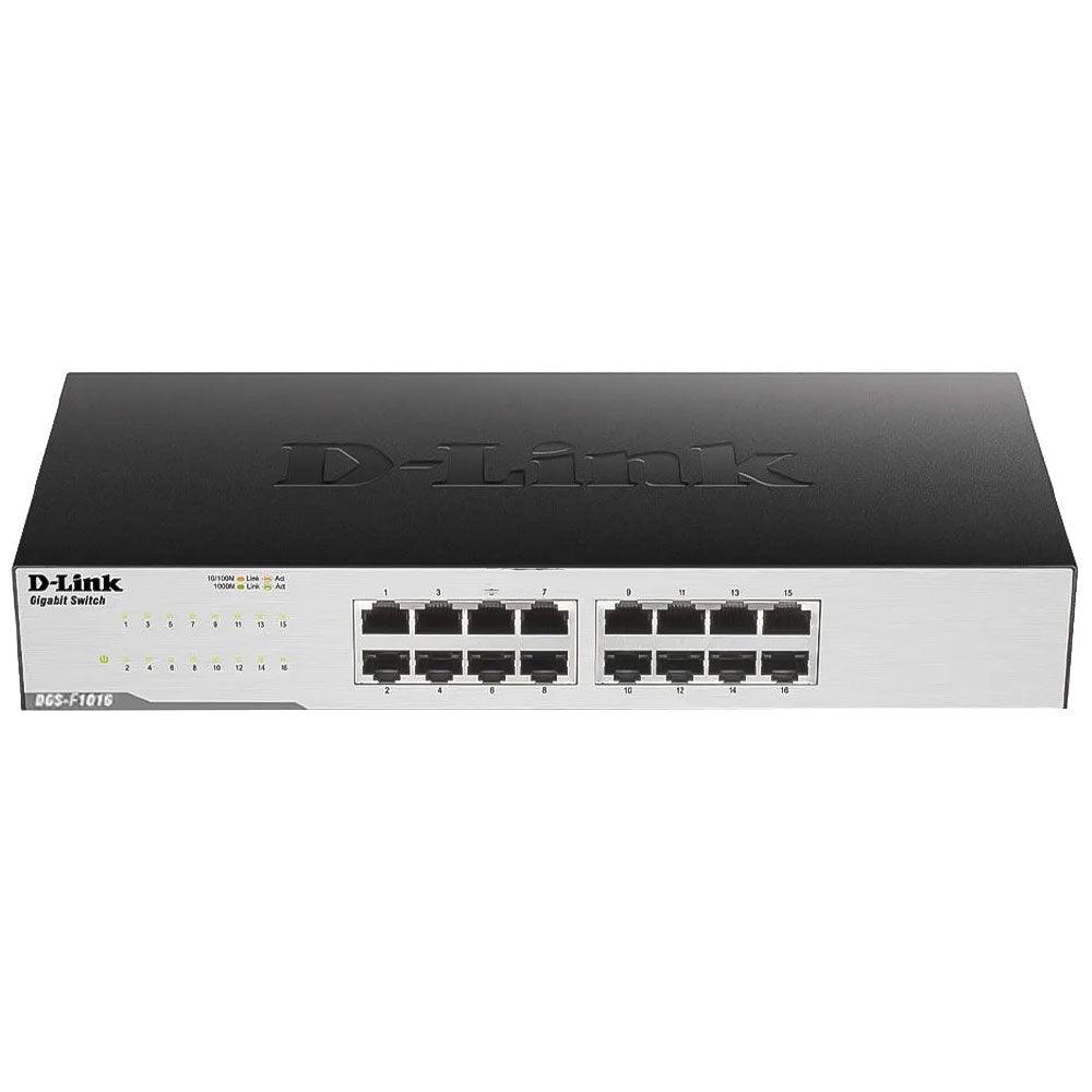 D-Link DGS-F1016 Rackmount Switch 16 Ports 10/100/1000Mbps