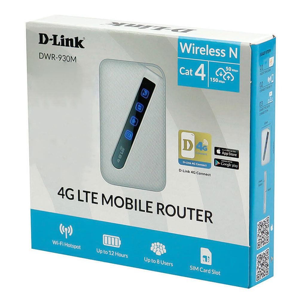 D-Link Portable DWR-930M 4G Router + SIM Card 150Mbps - Kimo Store