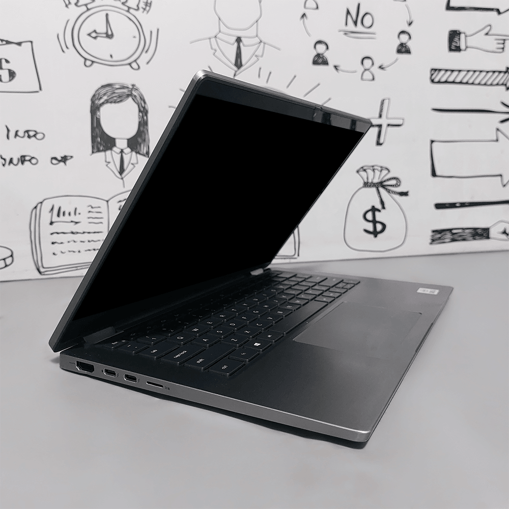 لاب توب ديل  لاتيتيود 7410 2In1 (انتل كور i7-10610U- رام 32 جيجابايت M.2 512GB - DDR4 - انتل UHD جرافيكس - شاشة 14.0 بوصة FHD تاتش سكرين 360° - كاميرا) استعمال خارج