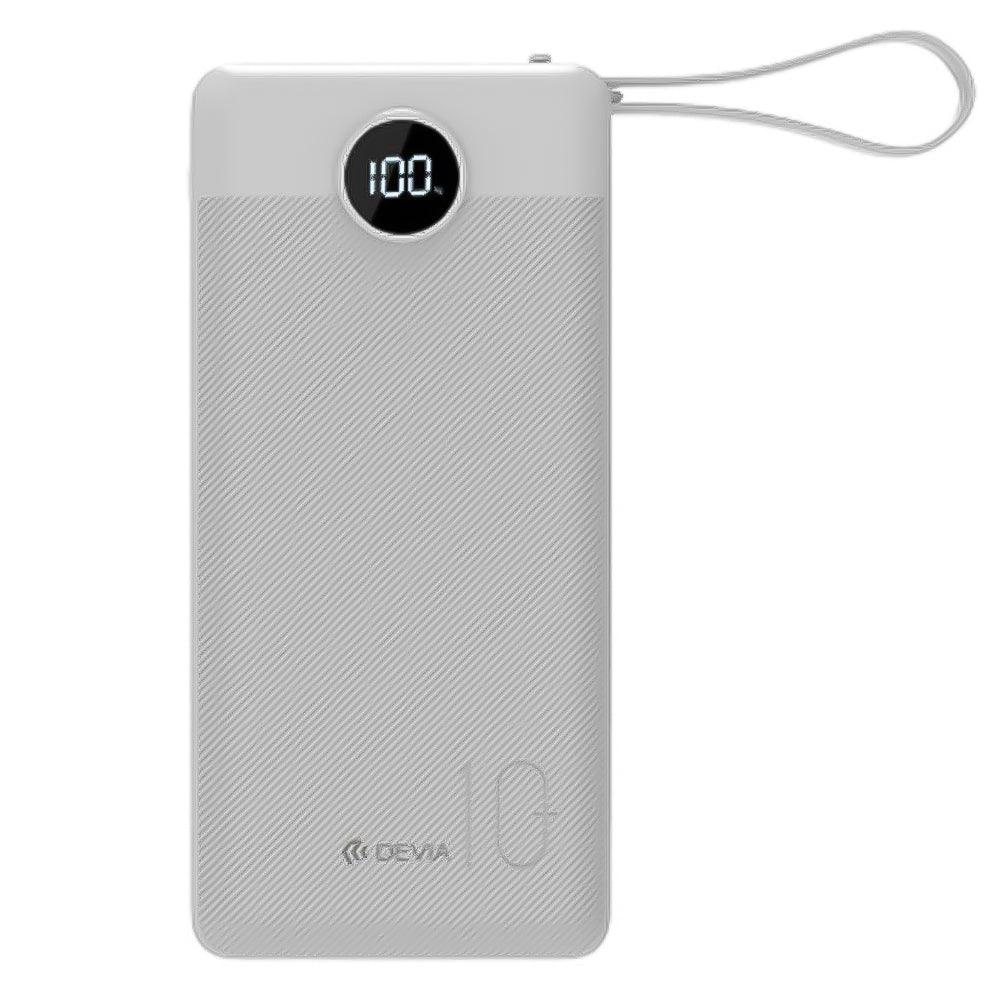Devia Extreme Speed Series MP32-S Power Bank USB + Type-C 22.5W Fast Charging 10000mAh Built-in 4 Cables