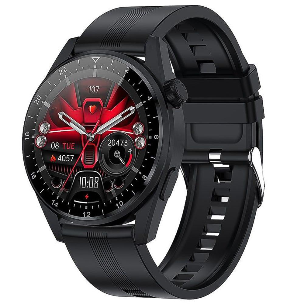 Devia Smart Watch Pro 5 WT047 (20mm) Black Aluminum Case With Black Sport Strap
