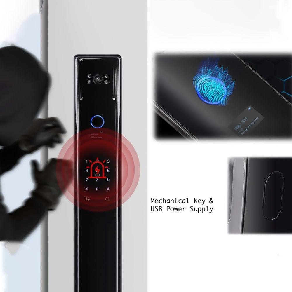 Elite Sec Source EL500 Smart Door Lock With Monitor - Kimo Store