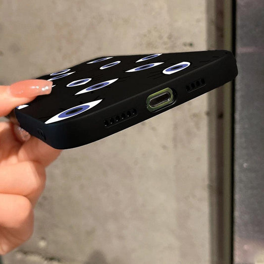 Eye Pattern Plastic Phone Cover iPhone