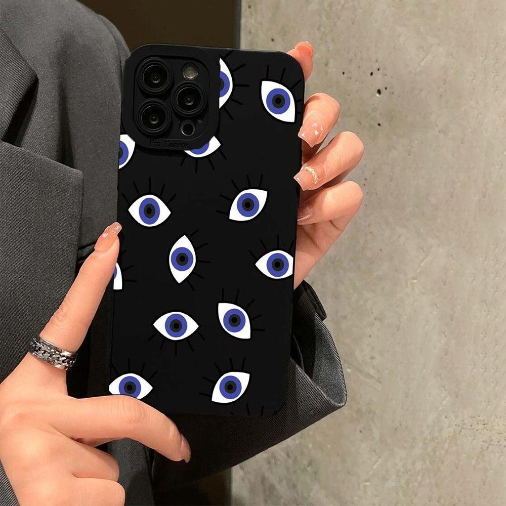 Eye Pattern Plastic Phone Cover iPhone - Kimo Store