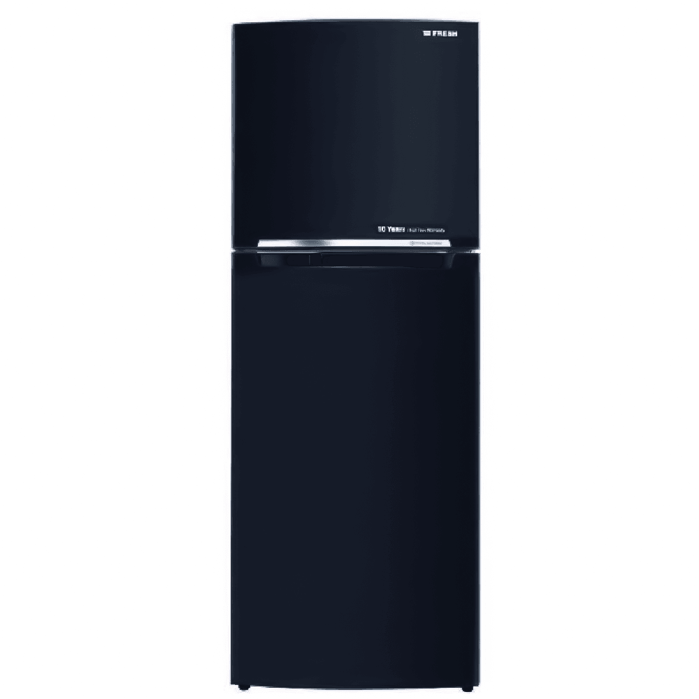 Fresh Refrigerator FNT-BR400 BB No Frost 369L 2 Doors - Black