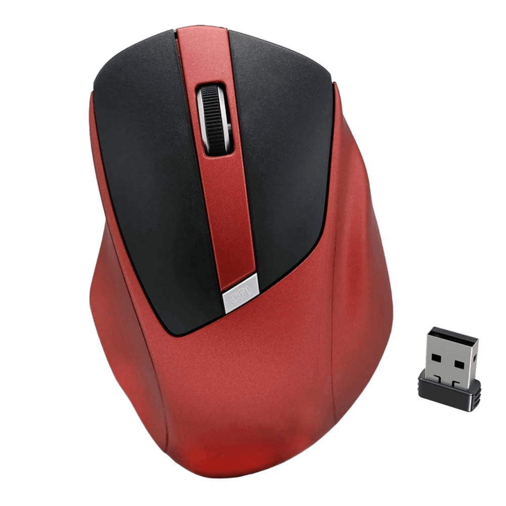 Gigamax Plus G-216-7 Wireless Mouse 3200Dpi - Red - Kimo Store