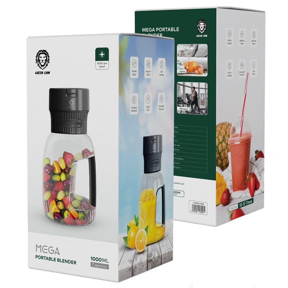 Green Lion Mega Portable Blender GL-06B 1L 70W - Kimo Store