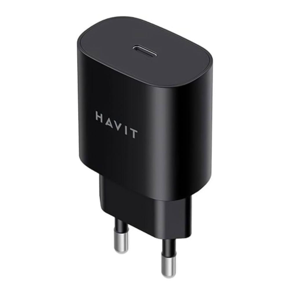 Havit UC25W PD Type-C Wall Charger Fast Charger 25W - Black