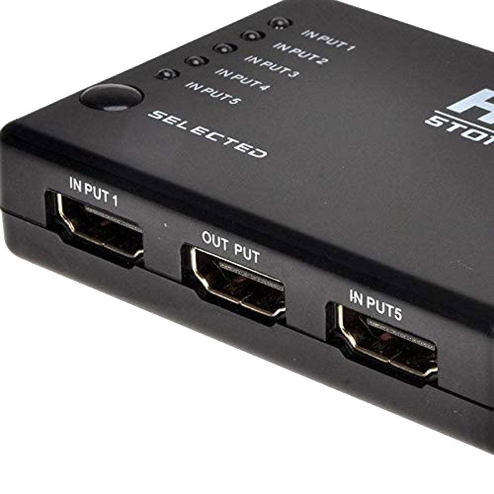 سويتش 5 منفذ HDMI Switch 5 Ports