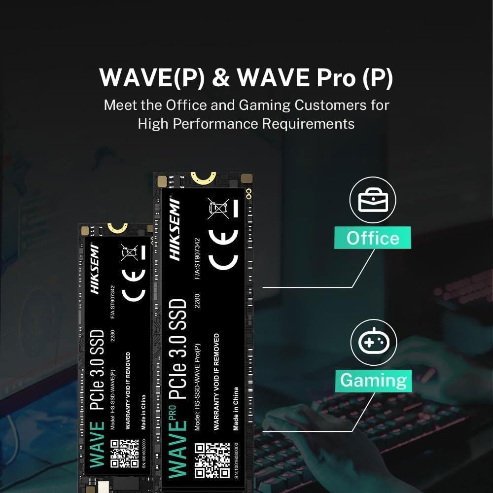 هارد درايف M.2 SSD هيكفيجن 256 جيجابايت NVMe PCIe Wave