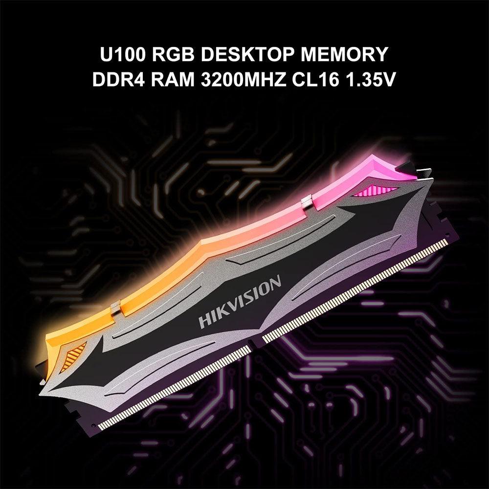 رام هيكفيجن 16 جيجابايت 3200 ميجاهرنز U100 DDR4 RGB