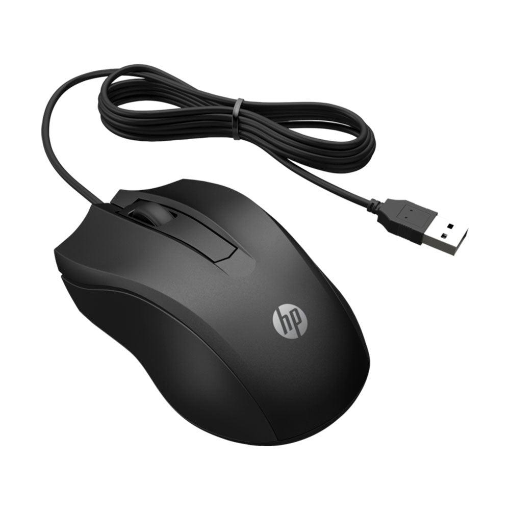 HP 100 Wired Mouse 1600Dpi - Kimo Store